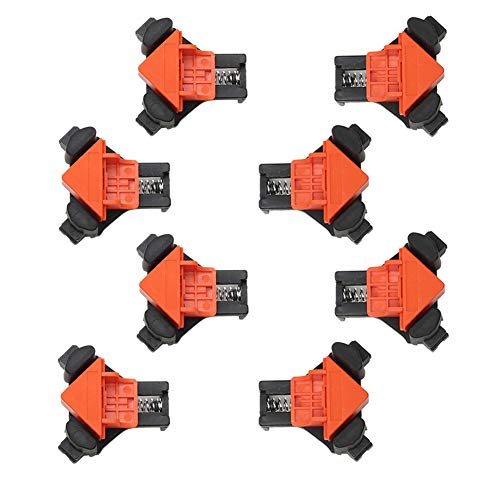 Woodworking 90 Degree Angle Corner Clamps, 8pcs ABS Adjustable Swing Corner Clip Fixer Carpenter Right Angle Fixing Clamps Bar Clamps for Drilling, Making Cabinets, Photo Framing, Crafting Projects | The Storepaperoomates Retail Market - Fast Affordable Shopping