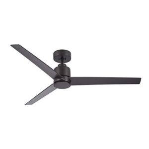 Kathy Ireland Home Arlo Ceiling Fan with Remote Control, 54 Inch| Indoor/Outdoor Metal Fixture with Weather-Resistant Blades | Light Kit Adaptable, Oil Rubbed Bronze