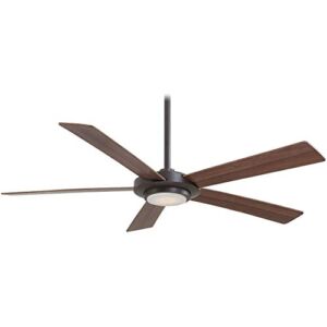 Minka Aire Sabot 52 in. Integrated LED Indoor Oil Rubbed Bronze Ceiling Fan with Remote Control