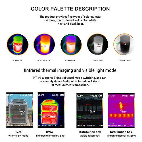 HT-19 New Higher Resolution 320 x 240 IR Infrared Thermal Imaging Camera with 300,000 Pixels and Sharp 3.2″ Color Display Screen. Hti-Xintai | The Storepaperoomates Retail Market - Fast Affordable Shopping
