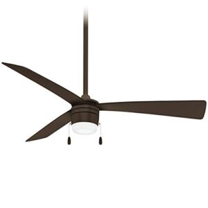 Minka-Aire F676L-ORB Vital 44 Inch Pull Chain Ceiling Fan with Integrated 16W LED Light in Oil Rubbed Bronze Finish