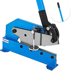 VEVOR Hand Plate Shear 12″, Manual Metal Cutter Cutting Thickness1/4 Inch Max, Metal Steel Frame Snip Machine Benchtop 1/2 Inch Rod, for Shear Carbon Steel Plates and Bars
