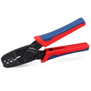 Molex Crimper, Knoweasy 1424A Molex Crimping Tool and Weatherpack Crimper Works for Molex,delphi,Amp and Tyco,Harley,PC and Computer,Automotive from Awg 24-14