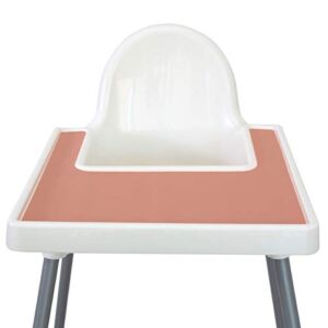 Mango Co. High Chair Placemat for Antilop Baby High Chair – BPA Free, Dishwasher Safe, Silicone Placemats – Finger Foods Placemat for Toddler and Baby (Muted Coral)