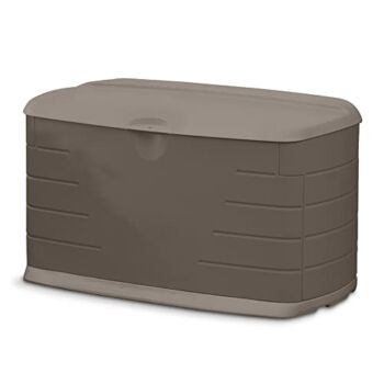 Rubbermaid Medium Resin Weather Resistant Outdoor Storage Deck Box, 72.6 Gal., Putty/Canteen Brown, for Garden/Backyard/Home/Pool | The Storepaperoomates Retail Market - Fast Affordable Shopping
