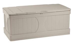 Suncast Indoor/Outdoor 99 Gallon Large Deck Box, Taupe