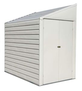 Arrow Shed 4′ x 7′ Yardsaver Compact Galvanized Steel Storage Shed with Pent Roof