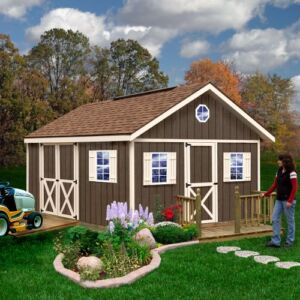 Best Barns Fairview 12′ X 16′ Wood Shed Kit