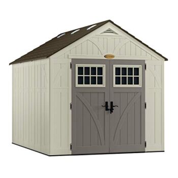 Suncast 8′ x 10′ Heavy-Duty Resin Tremont Storage Shed, Sand | The Storepaperoomates Retail Market - Fast Affordable Shopping