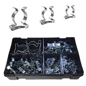 50 x Assorted Tool Spring Terry Clips Heavy Duty Storage / Shed Garage by SmartHome