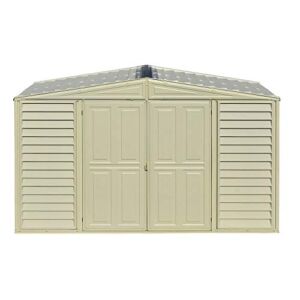 Duramax 98001 Woodbridge 10.5′ x 3′ Outdoor Storage Shed, 3′