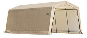 ShelterLogic Replacement Cover Kit Only No Frame-10x20x8 for Model 62680, 32680 (5.5oz Tan)-Frame Not Included