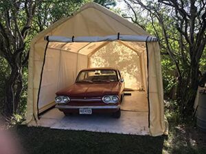 CoverPro 10 ft. x 17 ft. Portable Shed, Garage or Car Shelter