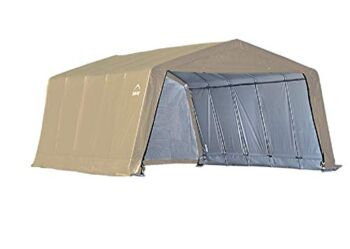 ShelterLogic Replacement Cover Kit Only No Frame-12x20x8 Peak 90516 805122 for Models 62691,62791,62678 (14.5oz Tan) | The Storepaperoomates Retail Market - Fast Affordable Shopping