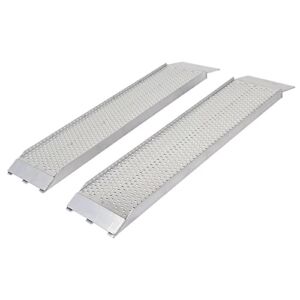 Guardian S-368-1500-P Dual Runner Shed Ramps with Punch Plate Surface – 8″ Wide, 3′ Long