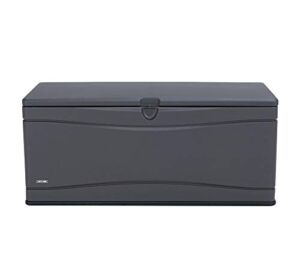 Lifetime 60298 Heavy Duty Outdoor Storage Deck Box, 130 Gallon, Gray