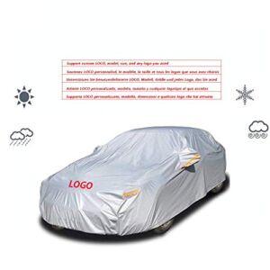 CHEY Car Cover, Compatible with BMW M6, Outdoor UV Protection Waterproof All Weather Anti-Snow and Windproof Anti-Scratch Cover