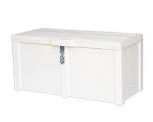 Porch Box Home Delivery Box. Lockable, Weatherproof Outdoor Storage That Makes Your Front Door Proud. White, Medium