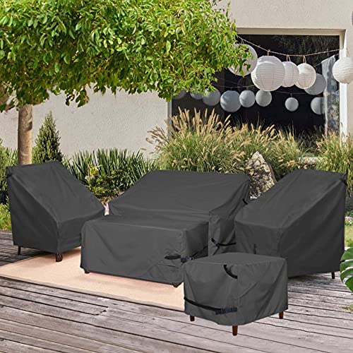 Porch Shield Patio Deck Box Storage Cover – Outdoor Waterproof 600D Rectangular Fire Pit Table Covers 56 x 26 inch, Black | The Storepaperoomates Retail Market - Fast Affordable Shopping