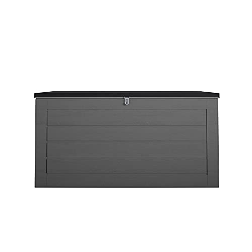 Cosco Outdoor Patio Deck Storage Box, Extra Large, 180 Gallons, Black and Charcoal | The Storepaperoomates Retail Market - Fast Affordable Shopping