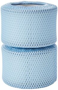 MSPAUK B0303499 Latest Filter Cartridges with Protective Nets Mesh Cover 90 Pleats Strainer Twin Pack Pool Bubble Spa Accessories-Suitable for All Mspa Hot Tubs, White