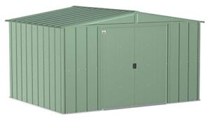 Arrow Shed Classic 10′ x 8′ Outdoor Padlockable Steel Storage Shed Building
