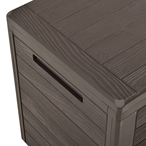 NusGear Garden Storage Box Brown 45.7″x17.3″x21.7″ for Patio Furniture Cushions, Pool Toys, and Garden Tools | The Storepaperoomates Retail Market - Fast Affordable Shopping