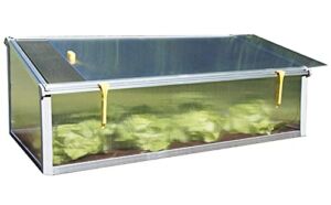 Exaco Year-Round-NP Season 2 x 4 ft. Cold Frame with Dual Purpose Screen or Polycarbonate Lid, Clear
