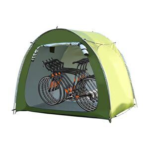 Outdoor Bike Storage Shed Tent Bike Cover Tent, Bike Covers Outdoor Portable Storage Shed for 4 Bikes, Double Side Opening Large Outdoor Bicycle Cover Storage Tent for Garden Tool