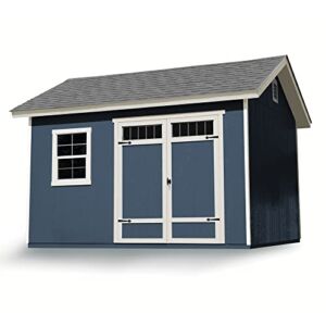 Handy Home Products Beachwood 10×12 Do-it-Yourself Wooden Storage Shed