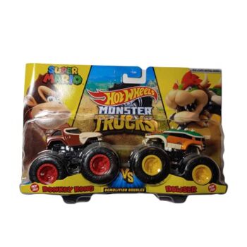 Hotwheels Monster Trucks Donkey Kong vs Bowser – 2021 Demolition Doubles (1:64 Scale Double Pack) | The Storepaperoomates Retail Market - Fast Affordable Shopping