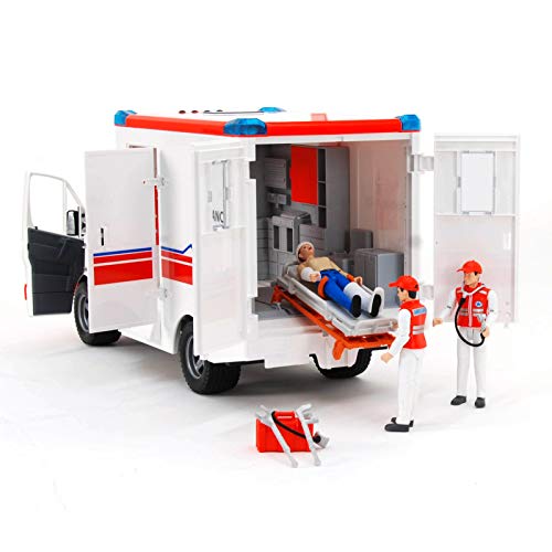 Bruder 02536 MB Sprinter Ambulance with Driver Vehicle | The Storepaperoomates Retail Market - Fast Affordable Shopping