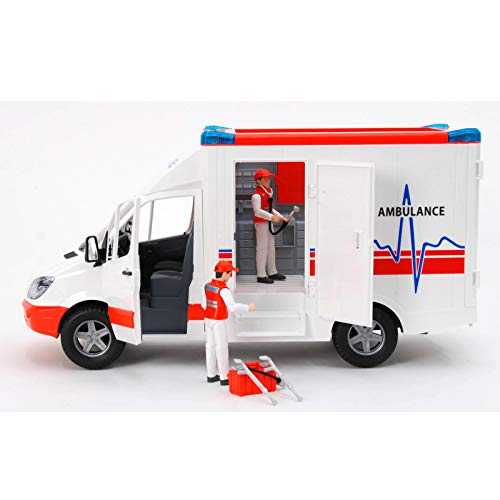 Bruder 02536 MB Sprinter Ambulance with Driver Vehicle | The Storepaperoomates Retail Market - Fast Affordable Shopping