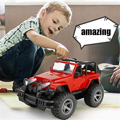 YesToys Car Toy Off-Road Military Fighter Friction Powered Toy Vehicle with Fun Lights & Sounds | The Storepaperoomates Retail Market - Fast Affordable Shopping