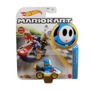 DieCast Hotwheels Mario Kart Light Blue Shy Guy Standard Kart – Toty Winner 2021