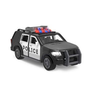 Driven by Battat – Micro Police SUV – Toy Car with Lights and Sound – Rescue Cars and Toys for Kids Aged 3 and Up, WH1127Z
