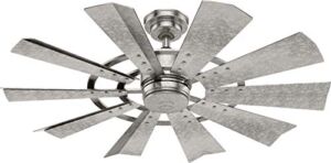 Hunter Fan Company 50801 Crescent Falls Ceiling Fan, 44, Galvanized