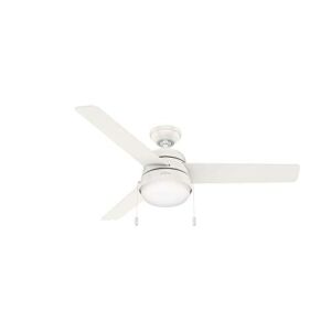 Hunter Aker Indoor Ceiling Fan with LED Light and Pull Chain Control
