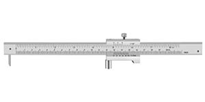 ZLKSKER Parallel Crossed Caliper 0-20cm (0 – 8 inch) with 2 Carbide Scriber / Needle, Stainless Steel Vernier Calipers, Marking Gauge, Marking Tool