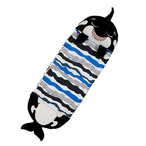 Happy Nappers Pillow & Sleepy Sack- Comfy, Cozy, Compact, Super Soft, Warm, All Season, Sleeping Bag with Pillow- Medium 54” x 20”, Shark | The Storepaperoomates Retail Market - Fast Affordable Shopping