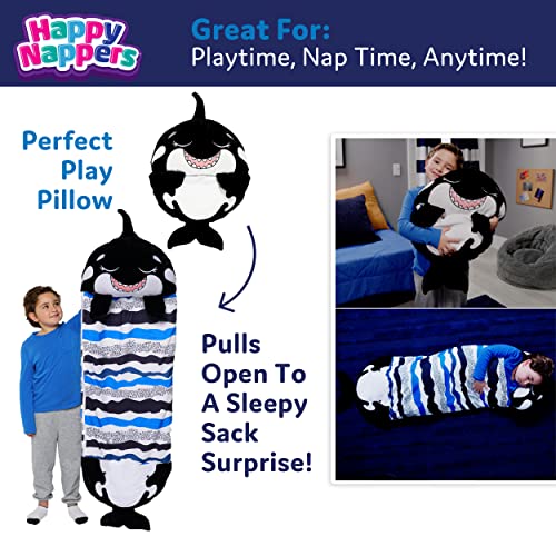 Happy Nappers Pillow & Sleepy Sack- Comfy, Cozy, Compact, Super Soft, Warm, All Season, Sleeping Bag with Pillow- Medium 54” x 20”, Shark | The Storepaperoomates Retail Market - Fast Affordable Shopping