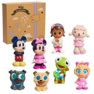 Disney Junior Music Lullabies Bath Toy Set, Includes Mickey Mouse, Minnie Mouse, Bingo, Rolly, Doc McStuffin, Lambie, Kermit, and Piggy Water Toys, Amazon Exclusive, by Just Play