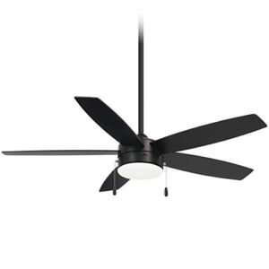 Minka-Aire F673L-CL Airetor 52 Inch Ceiling Fan with Integrated 16W LED Light in Coal Finish