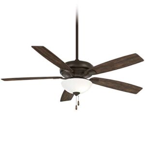 Minka-Aire F552L-ORB Watt 60 Inch LED Energy Star Rated Ceiling Fan with DC Motor and 4 Speed Pull Chain in Oil Rubbed Bronze Finish