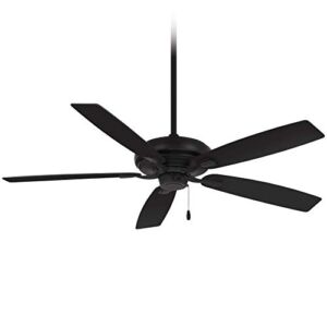 Minka-Aire F551-CL Watt 60 Inch Energy Star Rated Ceiling Fan with DC Motor and 4 Speed Pull Chain in Coal Finish