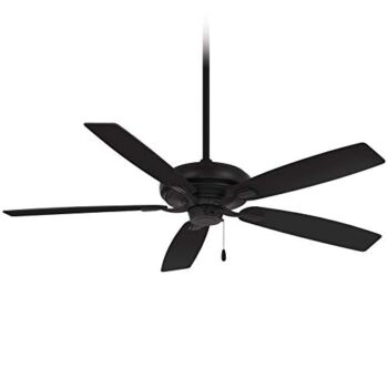 Minka-Aire F551-CL Watt 60 Inch Energy Star Rated Ceiling Fan with DC Motor and 4 Speed Pull Chain in Coal Finish | The Storepaperoomates Retail Market - Fast Affordable Shopping