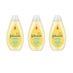 Johnson’s Head-to-Toe Gentle Tear-Free Baby & Newborn Wash & Shampoo, Sulfate-, Paraben- Phthalate- & Dye-Free, Hypoallergenic Wash for Sensitive Skin & Hair, 3 x 16.9 fl. Oz (Amazon Exclusive)
