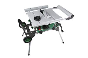 Metabo HPT Table Saw | 10-Inch Blade | 35-Inch Rip Capacity | Fold & Roll Stand | 8 x 13/16-Inch Dado Capacity | C10RJS