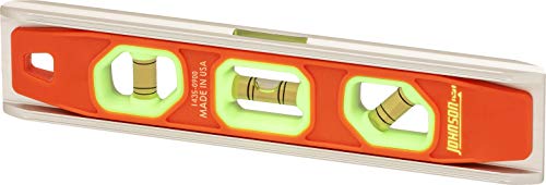 Johnson Level & Tool 1435-0900 Magnetic Glo-View Torpedo Level, 9″, Orange, 1 Level | The Storepaperoomates Retail Market - Fast Affordable Shopping