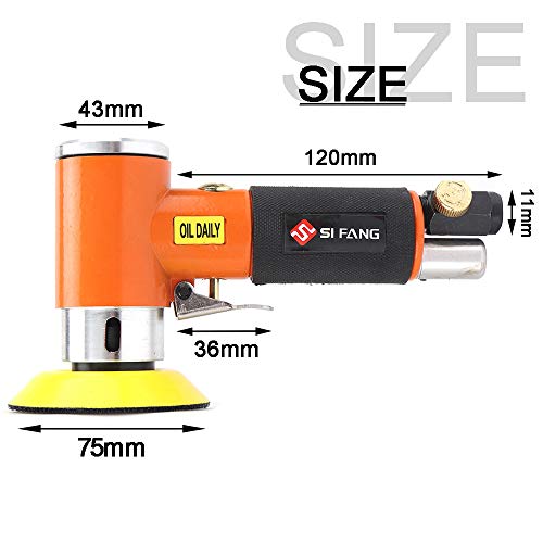 Mini Air Sander, 48PCS Buffer & Sander Kit 1/2/3 Inch Mini Orbital Sander for Auto Body Work 15,000RPM High Speed Mini Polisher, Pneumatic Sander by SI FANG® | The Storepaperoomates Retail Market - Fast Affordable Shopping